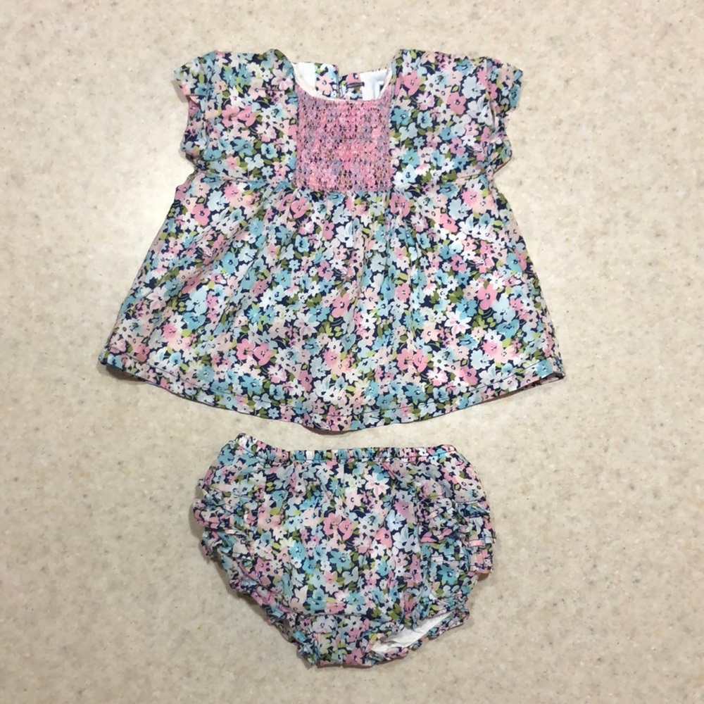 Janie and Jack Baby Girl Matching Set (3-6M)